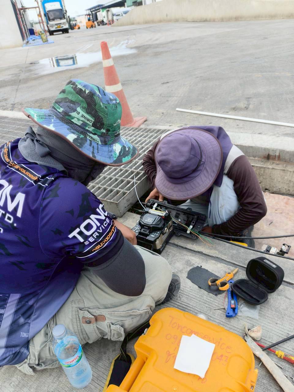 ซ่อมสายไฟเบอร์ นิคมบางกะดี — ปทุมธานี ภาพที่ 4