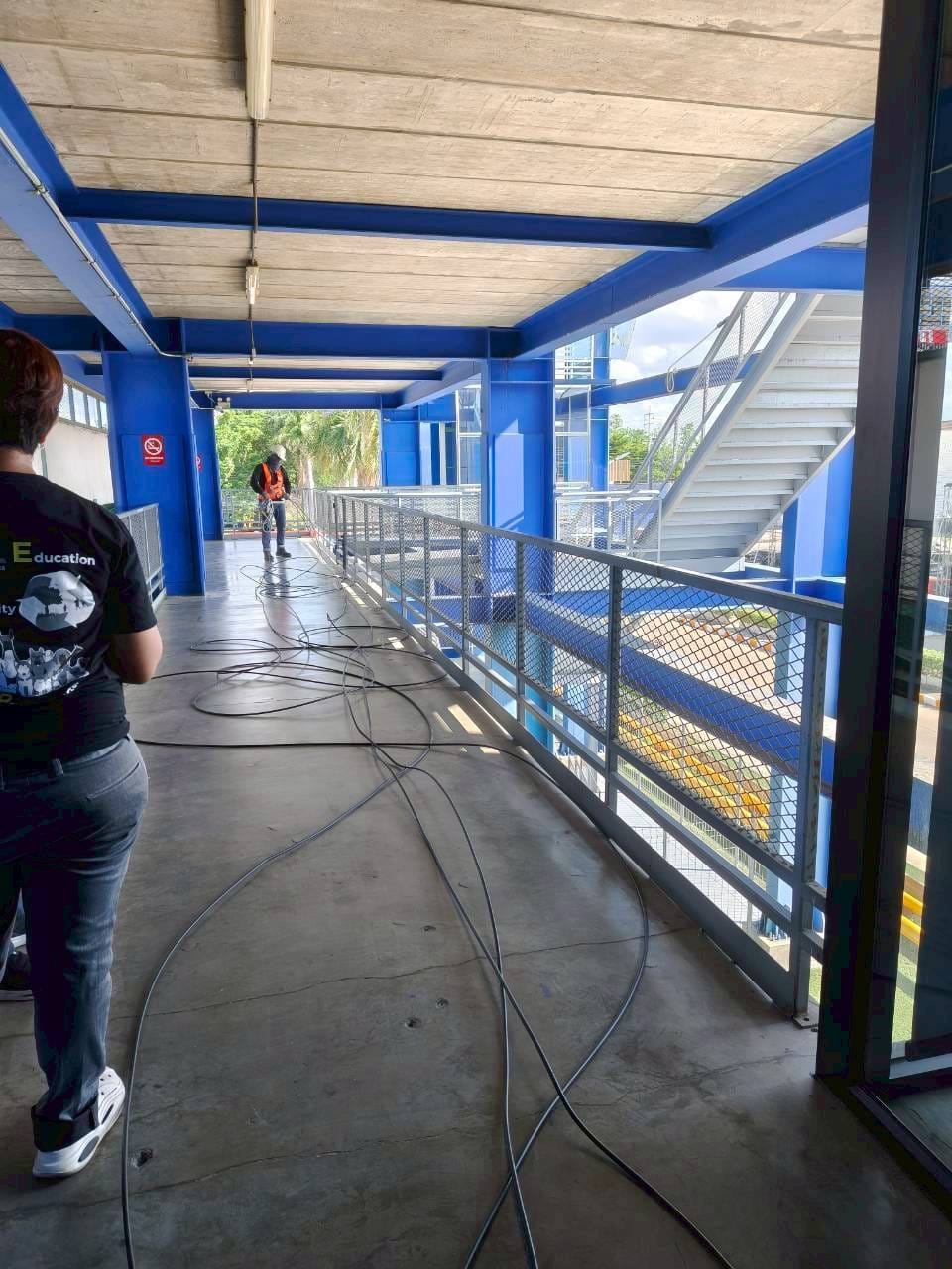 เดินสายไฟเบอร์ สนามฟุตบอลบางกอกกล๊าส — ปทุมธานี ภาพที่ 7