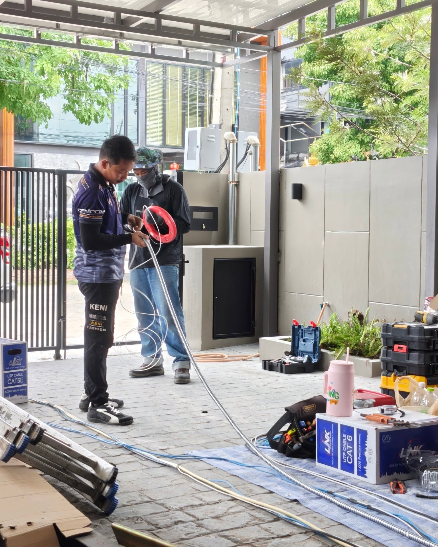 ผลงาน เดินสายแลน Network 4