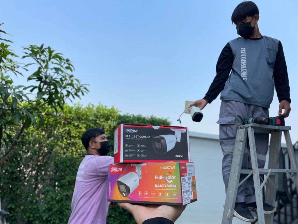 กล้องวงจรปิด 5 ล้านพิกเซล ต่างจาก 2 ล้านยังไง? คุ้มกับส่วนต่างไหม – ภาพหน้างานจริง 1